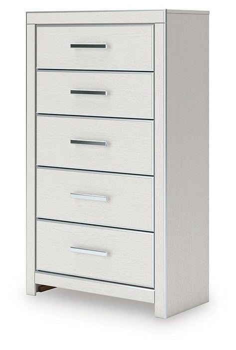 Zuraleus King Upholstered Bed, Dresser, Mirror, Chest and Nightstand
