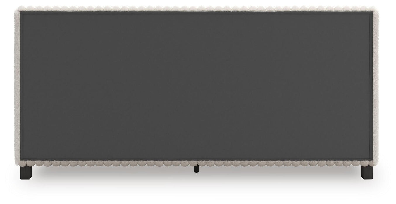 Zuraleus King Upholstered Bed, Dresser and Mirror
