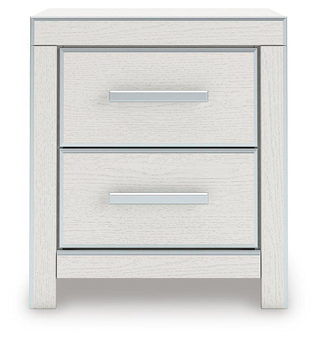 Zuraleus King Upholstered Panel Bed, Dresser, Mirror and Nightstand