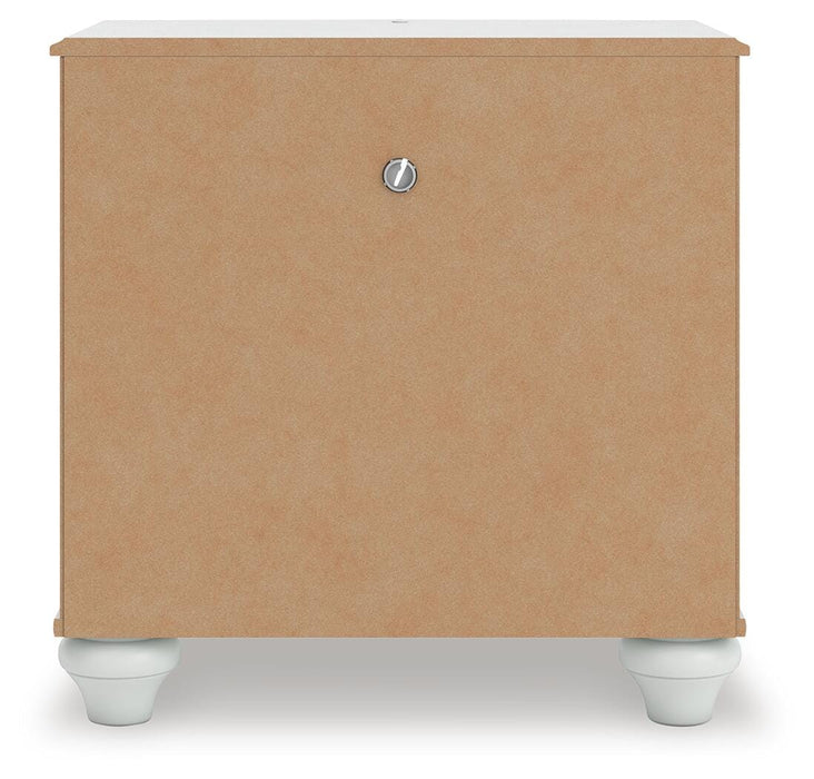 Kozlani Full Upholstered Panel Storage Bed, Dresser, Mirror and Nightstand