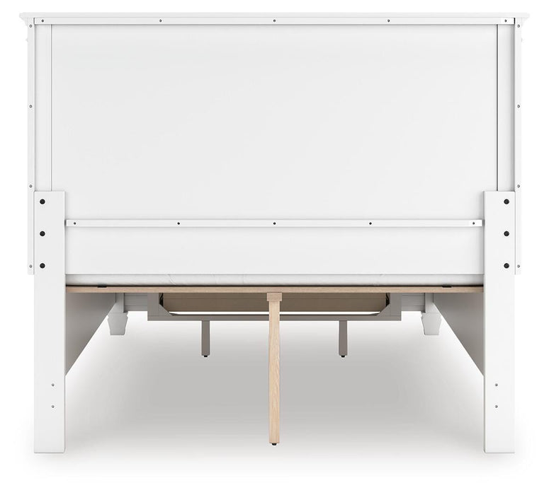 Fortman Full Panel Storage Bed, Dresser, Mirror and Nightstand