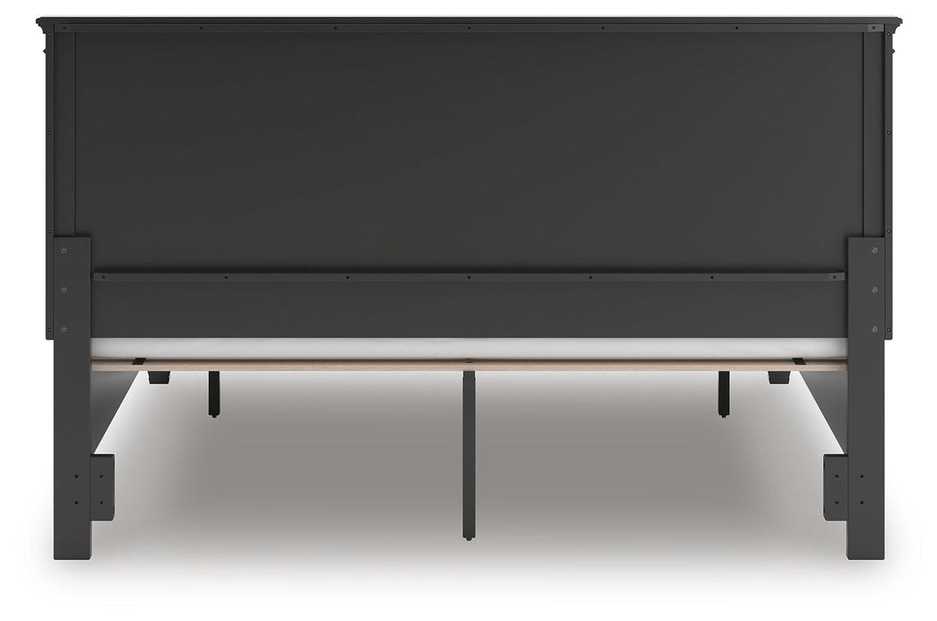Lanolee King Panel Storage Bed, Dresser, Mirror and Nightstand