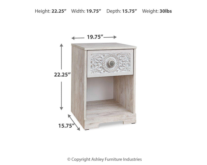 Paxberry One Drawer Night Stand