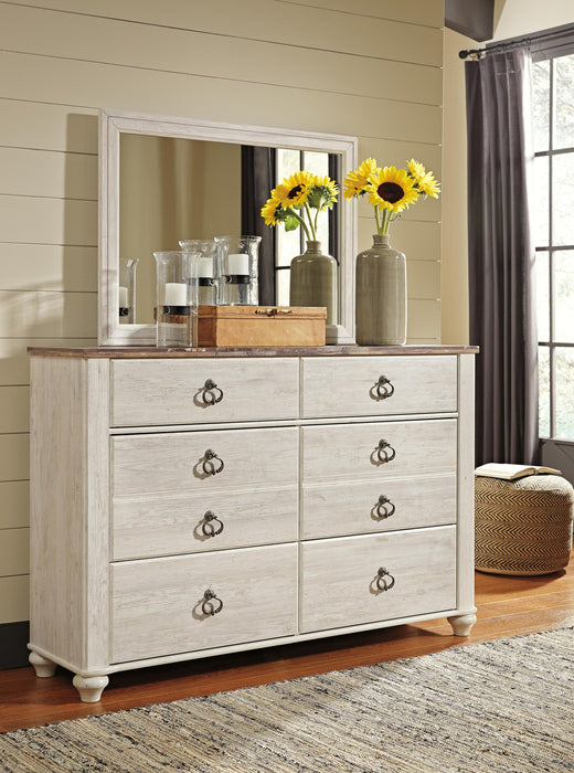 Willowton Dresser and Mirror