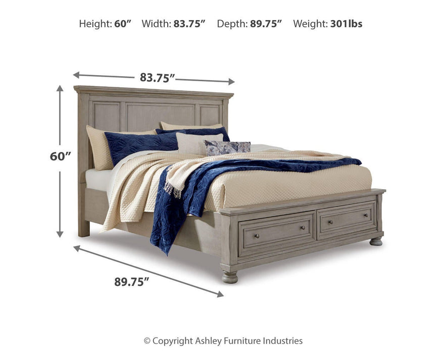 Lettner King Panel Storage Bed