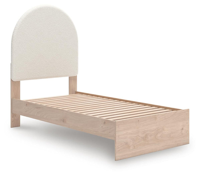 Arloster Twin Upholstered Panel Bed