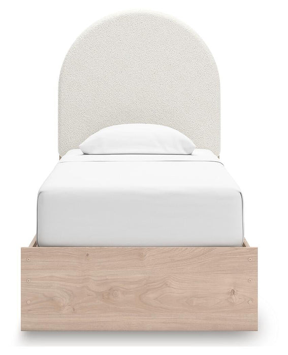 Arloster Twin Upholstered Panel Bed