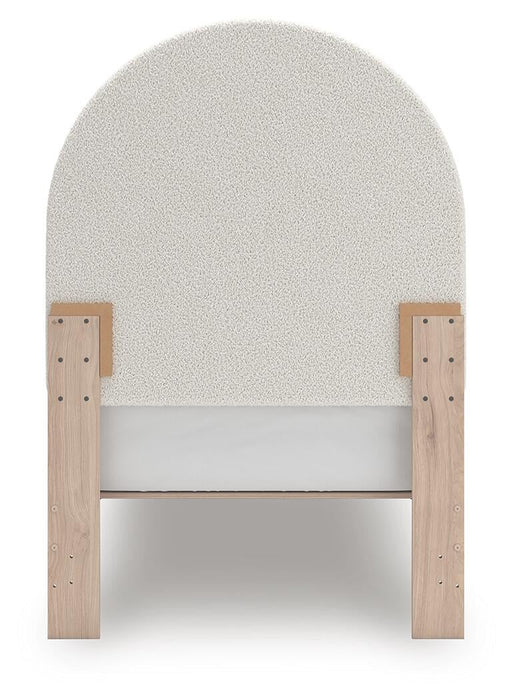 Arloster Twin Upholstered Panel Bed