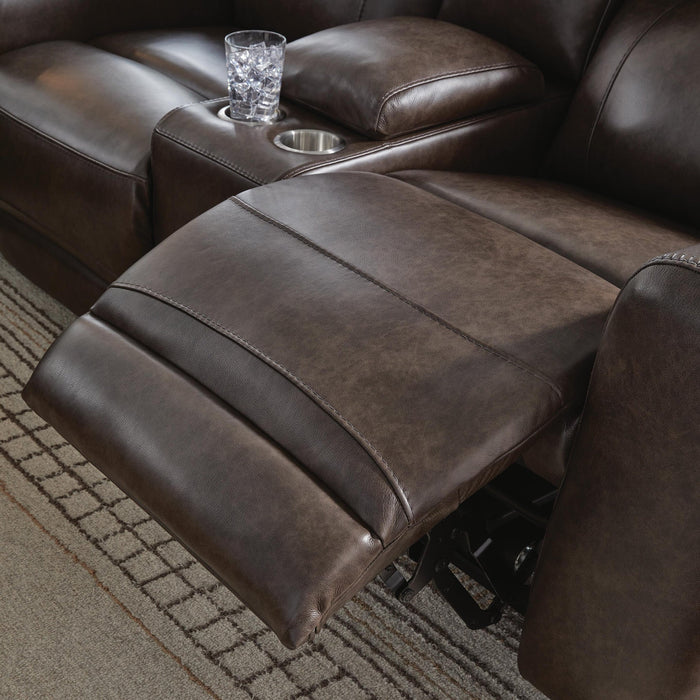 Crossplex PWR REC Loveseat/CON/ADJ HDRST