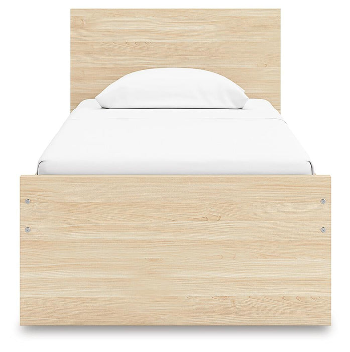 Onita Twin Panel Platform Bed with 1 Side Storage