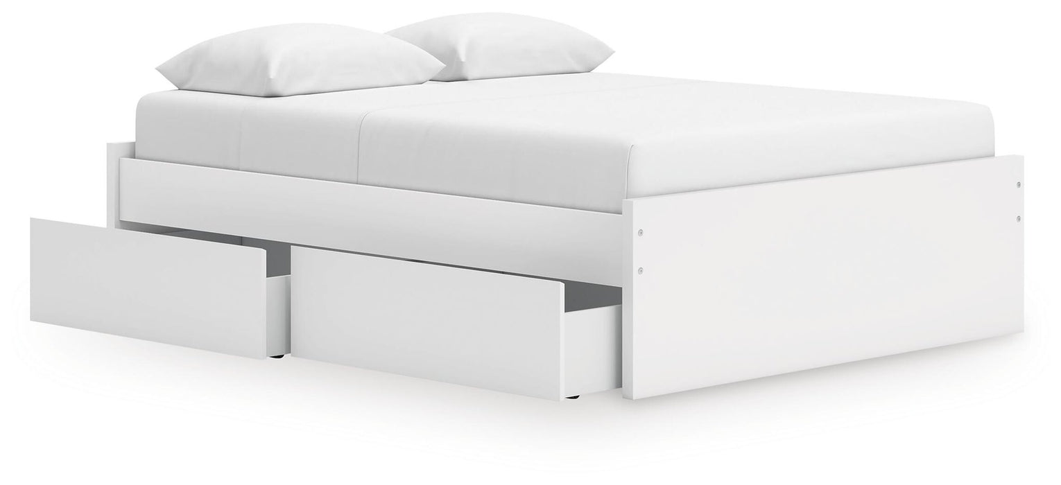 Onita Queen Platform Bed with 1 Side Storage