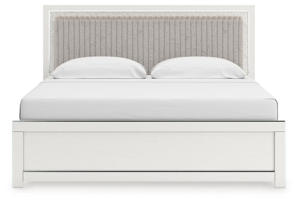 Zuraleus King Upholstered Panel Bed