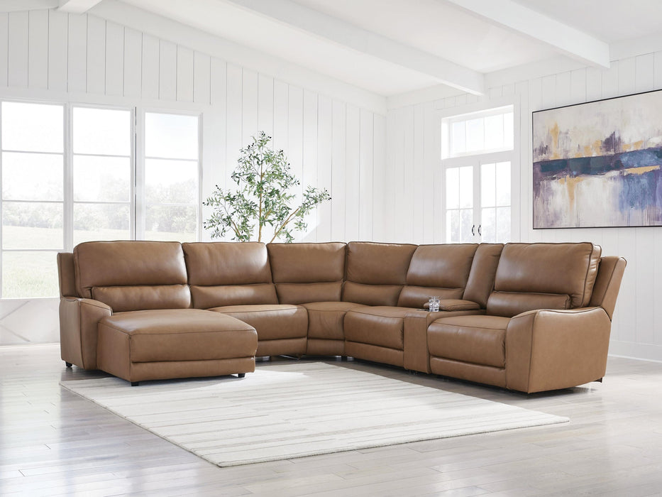 DeepWakes 6-Piece Power Reclining Sectional with Chaise