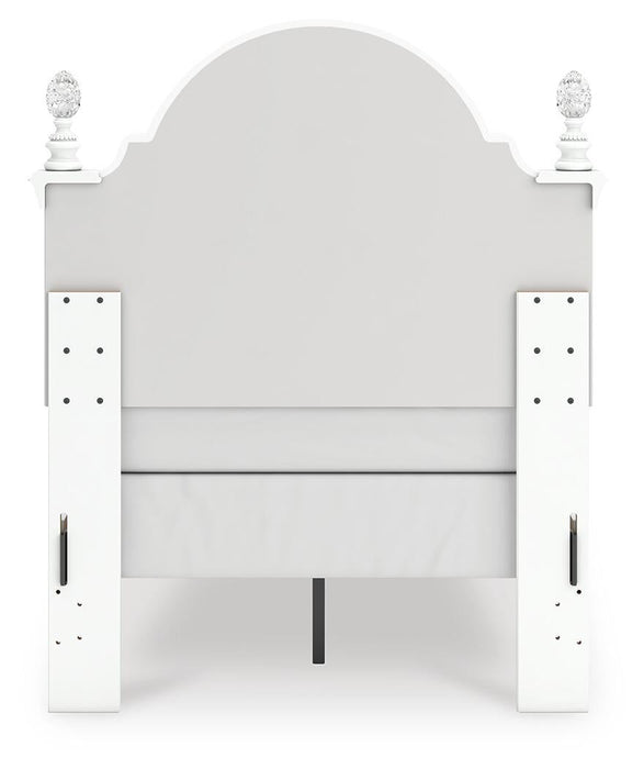 Kozlani Twin Upholstered Panel Bed