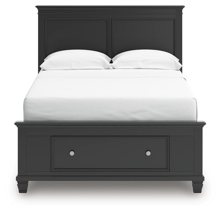Lanolee Full Panel Storage Bed