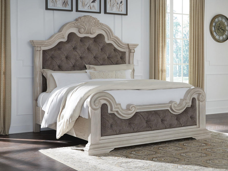 Bruchandi King Upholstered Panel Bed
