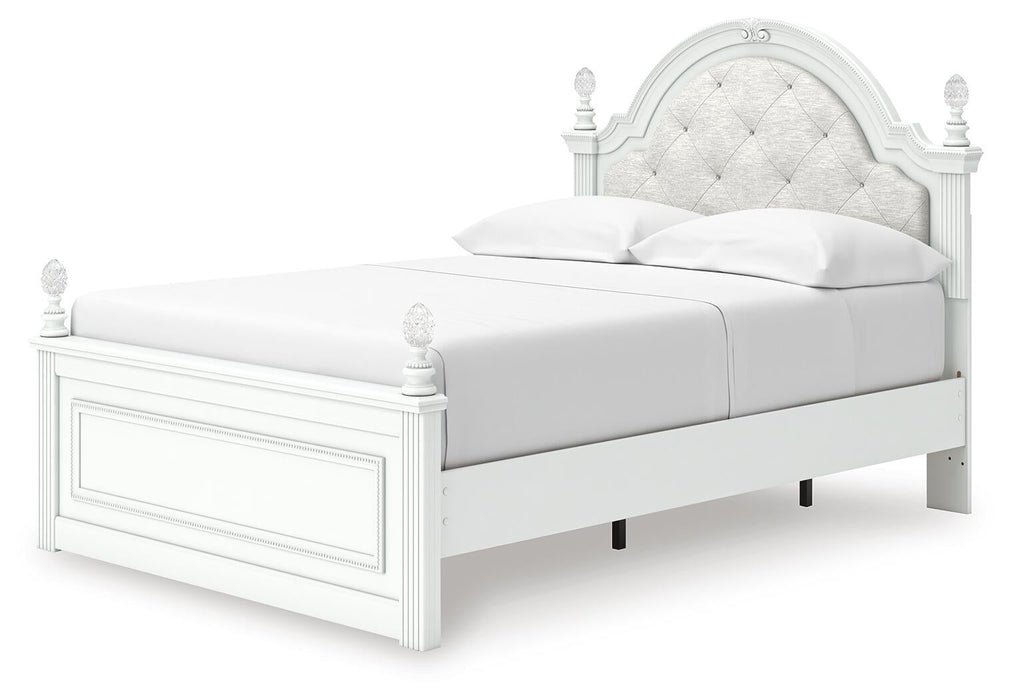 Kozlani Full Upholstered Panel Storage Bed