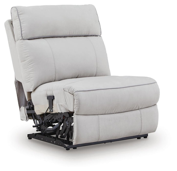 Social Pointe 7-Piece Reclining Sectional with Storage Consoles