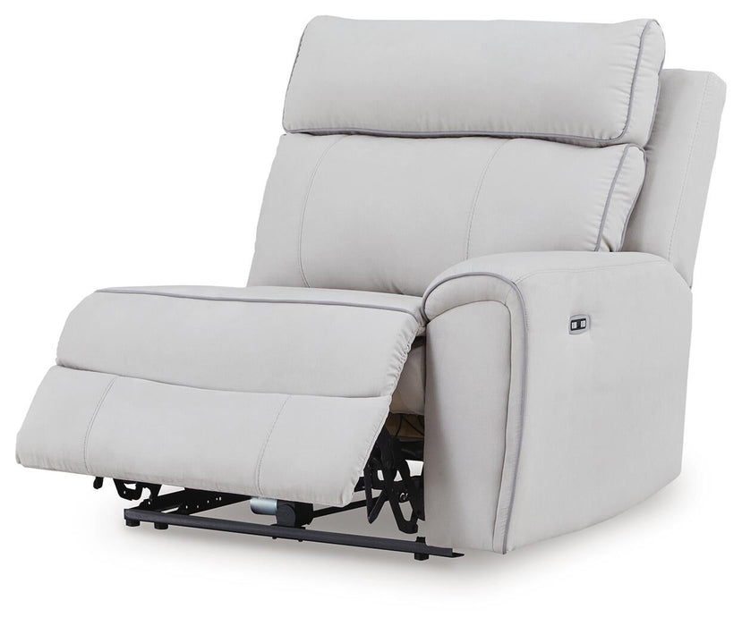 Social Pointe 5-Piece Reclining Sectional with Storage Consoles