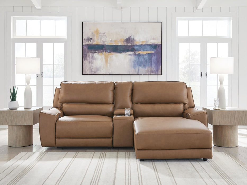 DeepWakes 3-Piece Power Reclining Sectional with Chaise