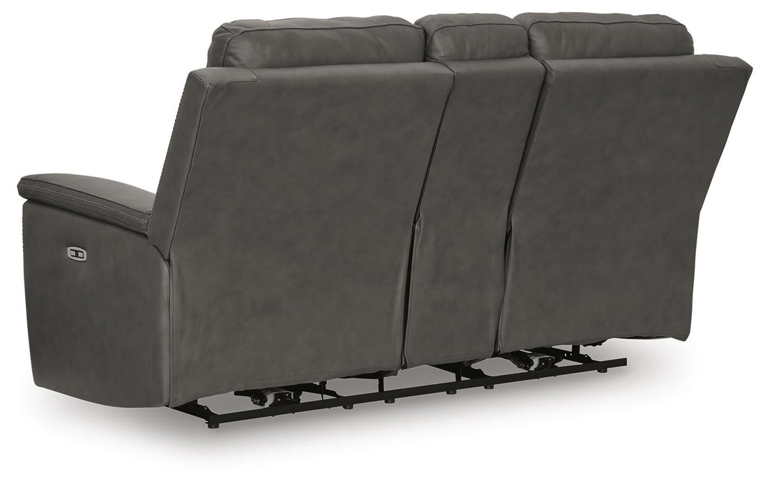 Bleckley PWR REC Loveseat/CON/ADJ HDRST