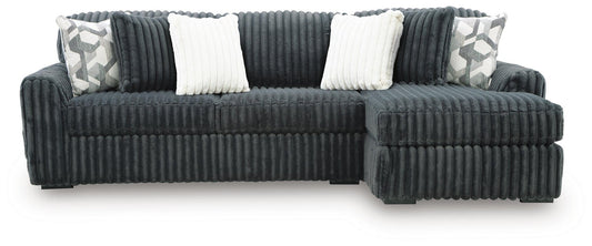 Midnight-Madness 2-Piece Sectional Sofa Chaise