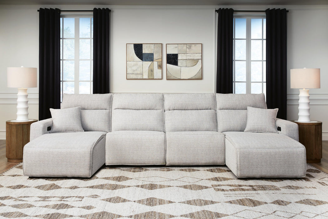 Modmax II 4-Piece Reclining Sectional with Double Chaise