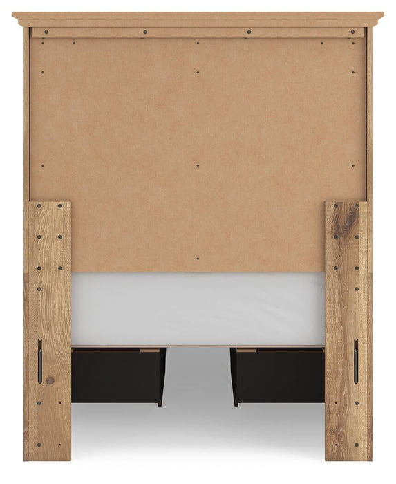 Makidern Twin Panel Storage Bed