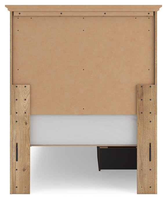 Makidern Twin Panel Storage Bed