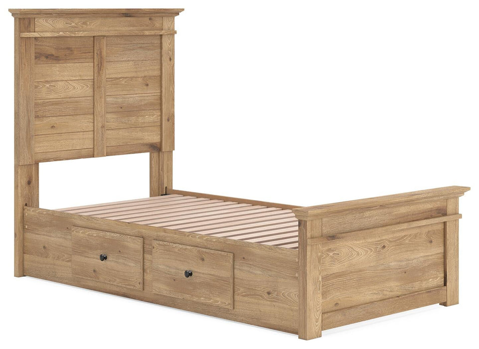 Makidern Twin Panel Storage Bed