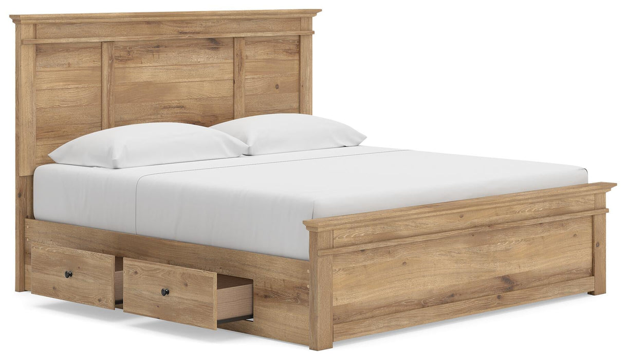 Makidern King Panel Storage Bed