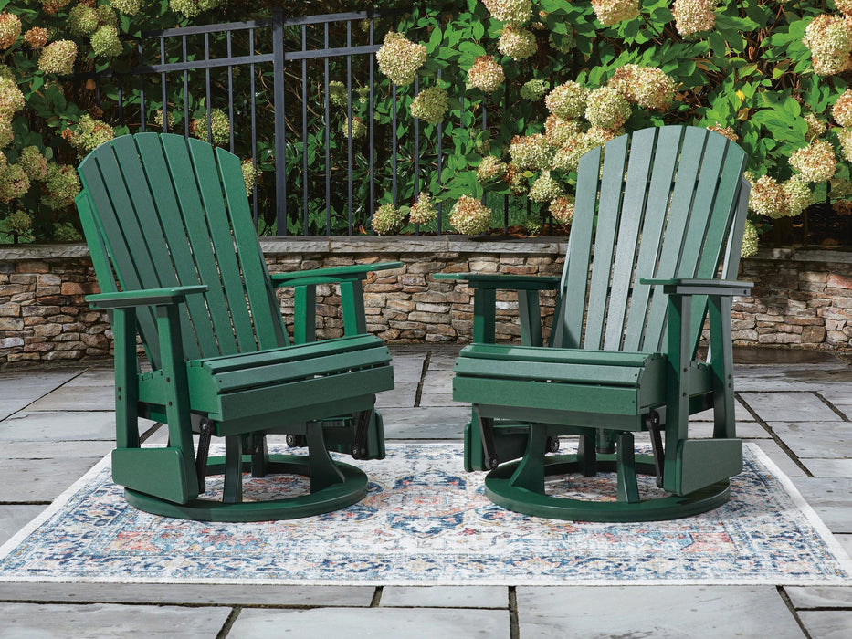 Shell Beach Swivel Glider Chair