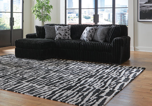 Midnight-Madness 3-Piece Sectional with Chaise