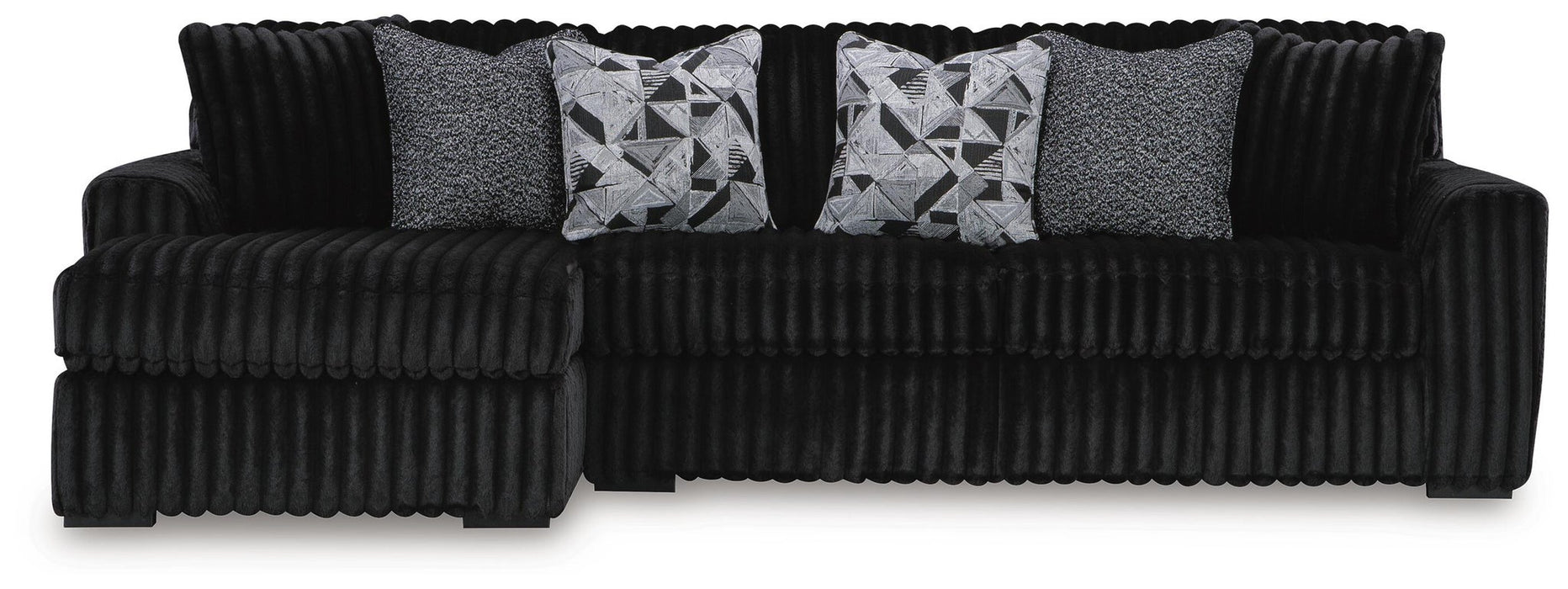 Midnight-Madness 3-Piece Sectional with Chaise