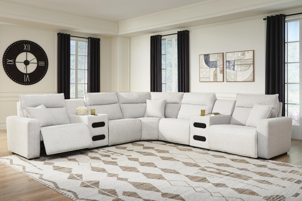 Modmax II 7-Piece Power Reclining Sectional with Audio Consoles