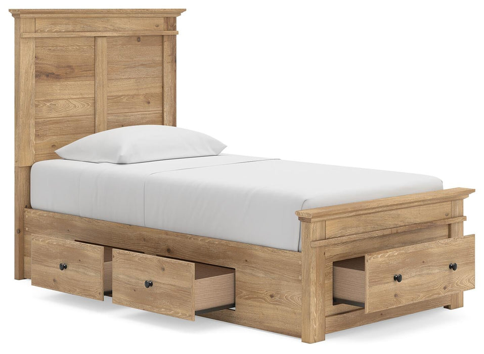 Makidern Twin Panel Storage Bed