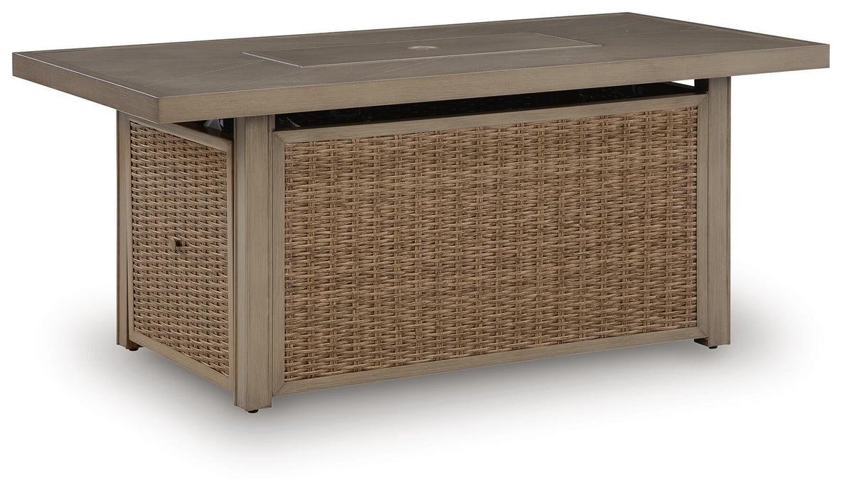 Laguna Heights Rectangular Fire Pit Table