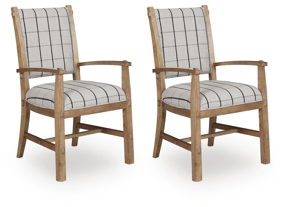 Ridgester Dining UPH Arm Chair (2/CN)