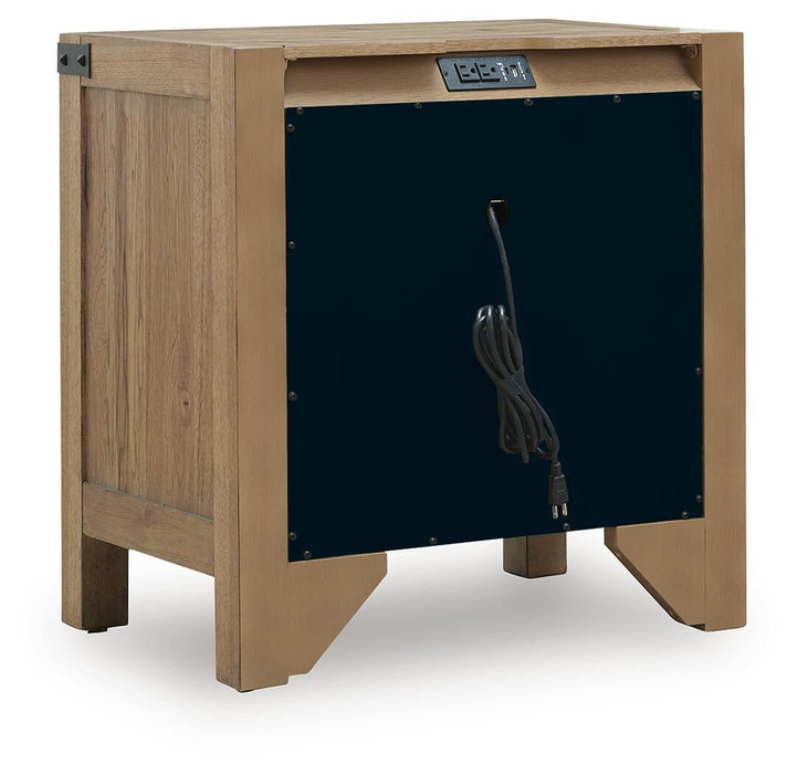 Ridgester Three Drawer Night Stand