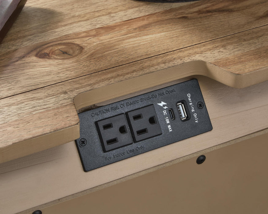 Ridgester Three Drawer Night Stand