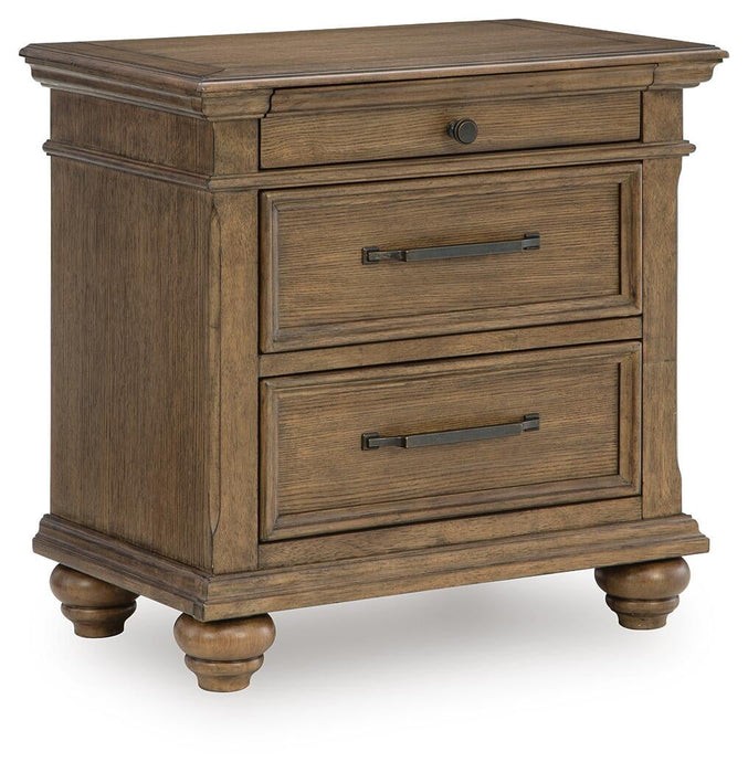 Karallin Three Drawer Night Stand