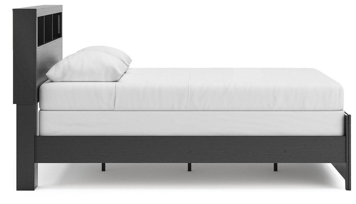 Broachmyn Queen Bookcase Panel Bed