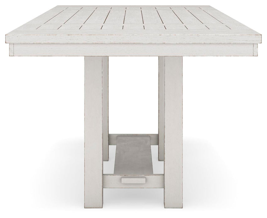 Robbinsdale Counter Height Dining Table and 10 Barstools