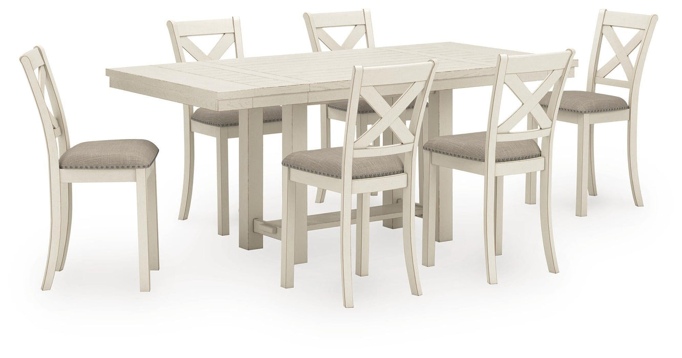 Robbinsdale Counter Height Dining Table and 6 Barstools