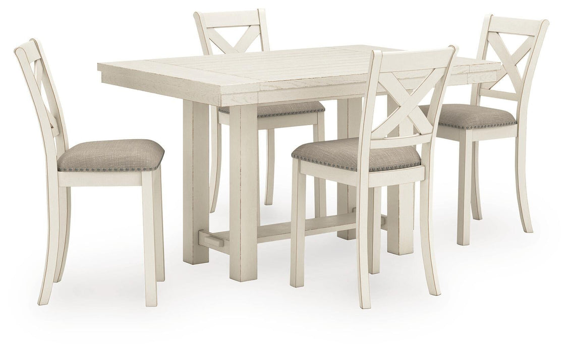 Robbinsdale Counter Height Dining Table and 4 Barstools