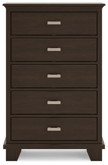 Covetown Twin Panel Bed, Dresser, Mirror, Chest and Nightstand