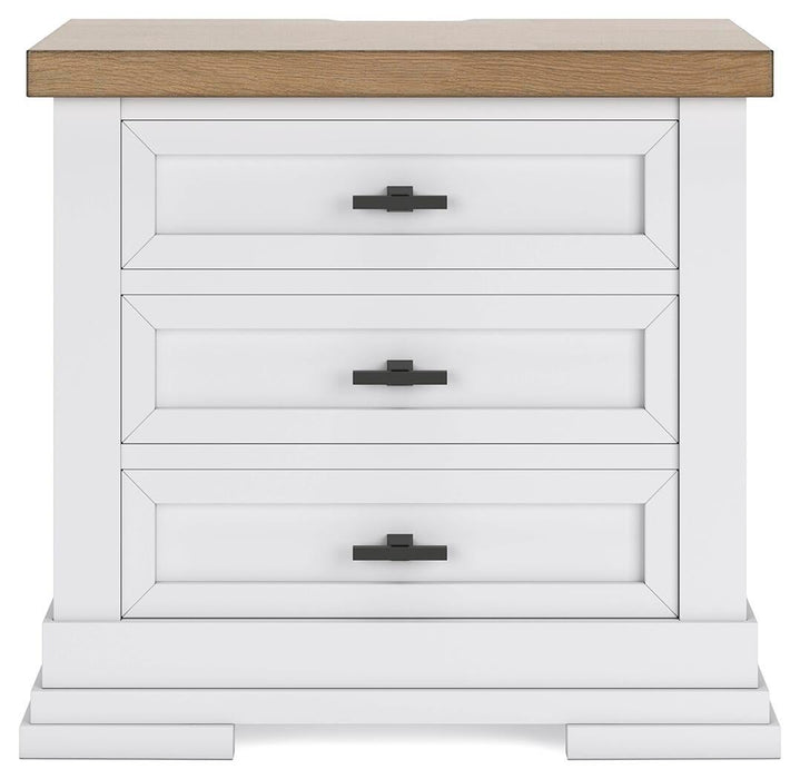 Ashbryn California King Panel Storage Bed, Dresser, Mirror, Chest and Nightstand