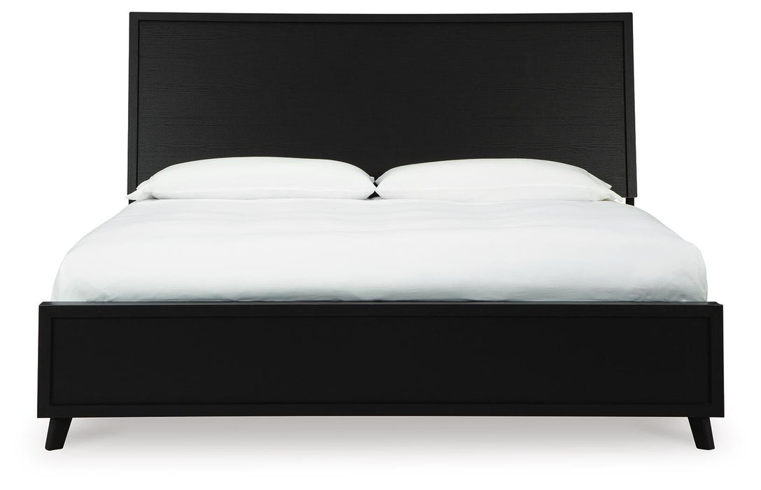 Danziar King Panel Bed, Dresser, Mirror and Nightstand