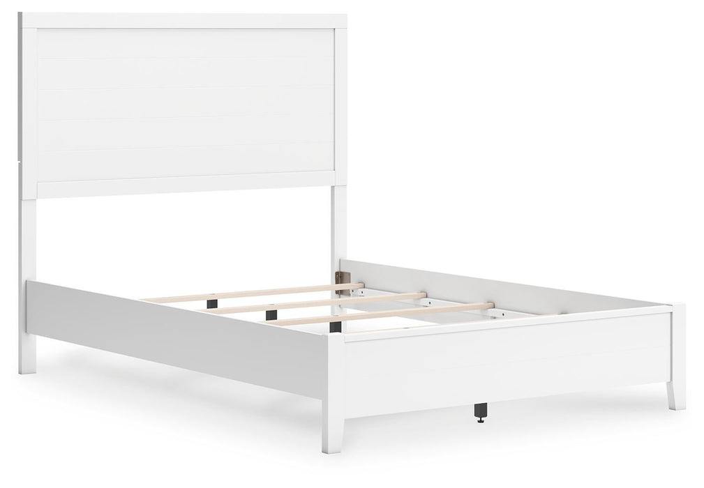 Binterglen Full Panel Bed with Mirrored Dresser