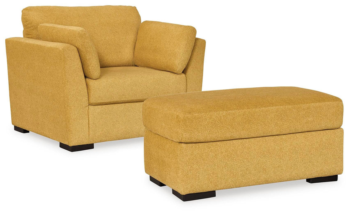 Keerwick Sofa, Loveseat, Chair and Ottoman